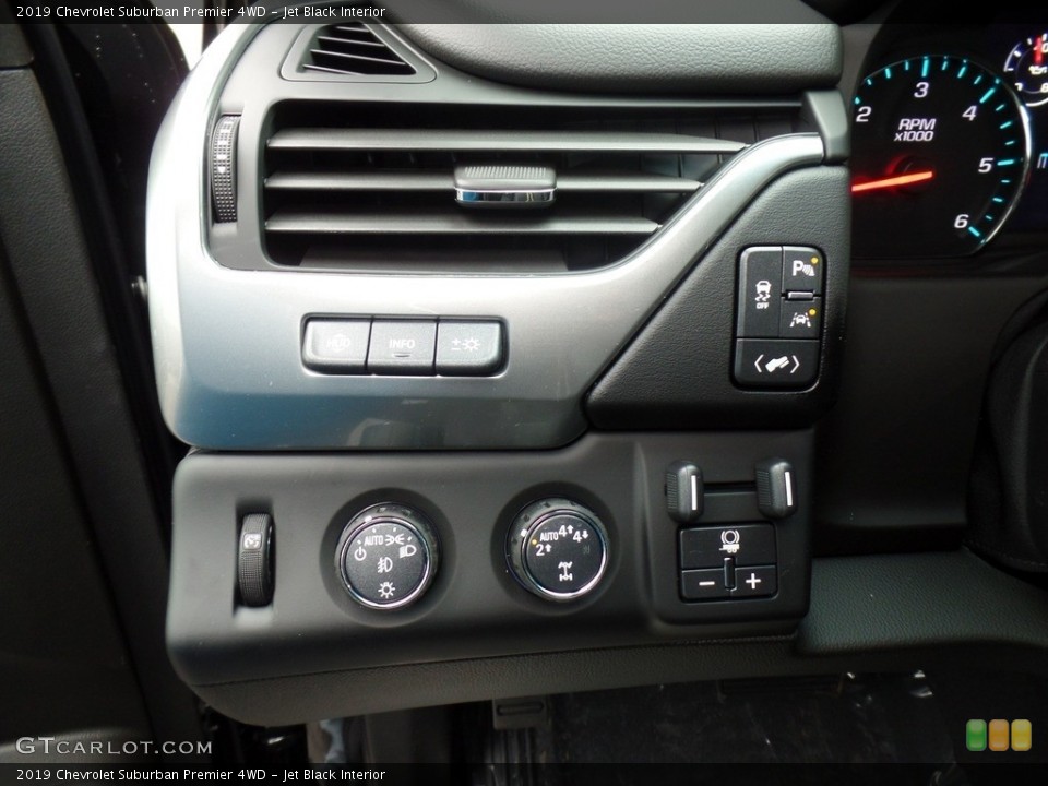Jet Black Interior Controls for the 2019 Chevrolet Suburban Premier 4WD #130894333