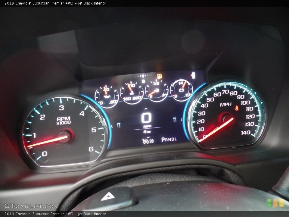 Jet Black Interior Gauges for the 2019 Chevrolet Suburban Premier 4WD #130894393