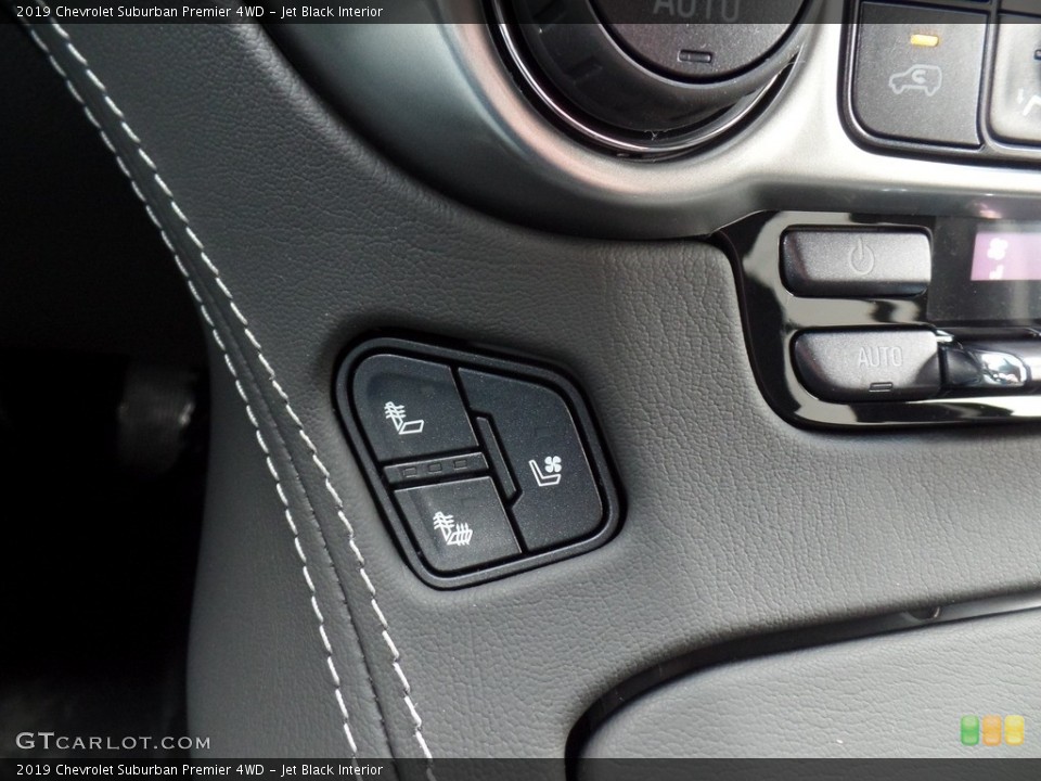 Jet Black Interior Controls for the 2019 Chevrolet Suburban Premier 4WD #130894690