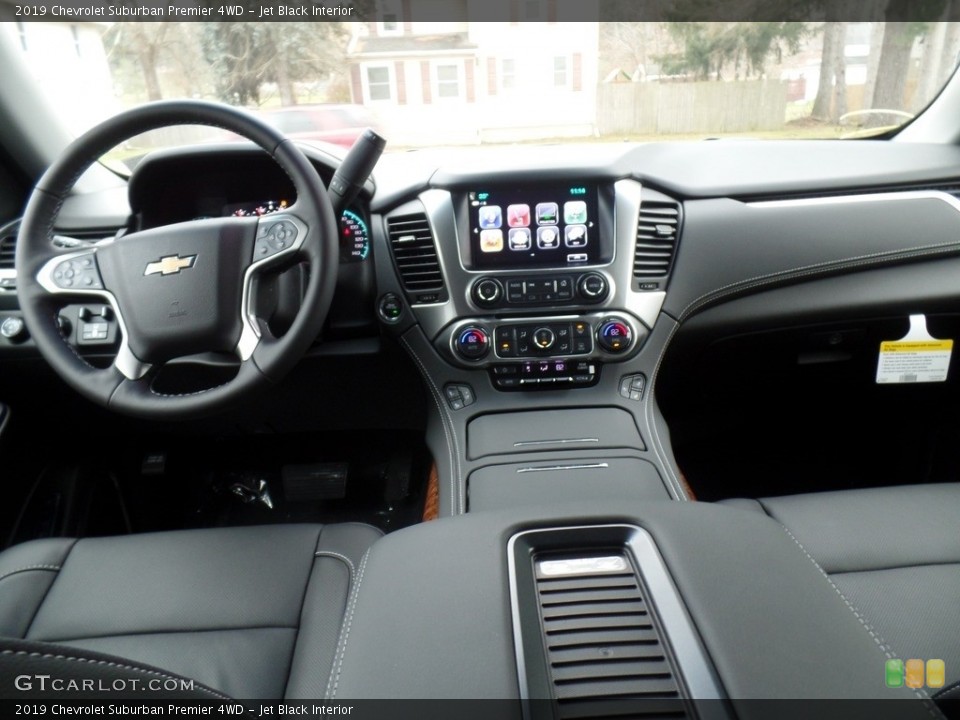 Jet Black Interior Dashboard for the 2019 Chevrolet Suburban Premier 4WD #130894807