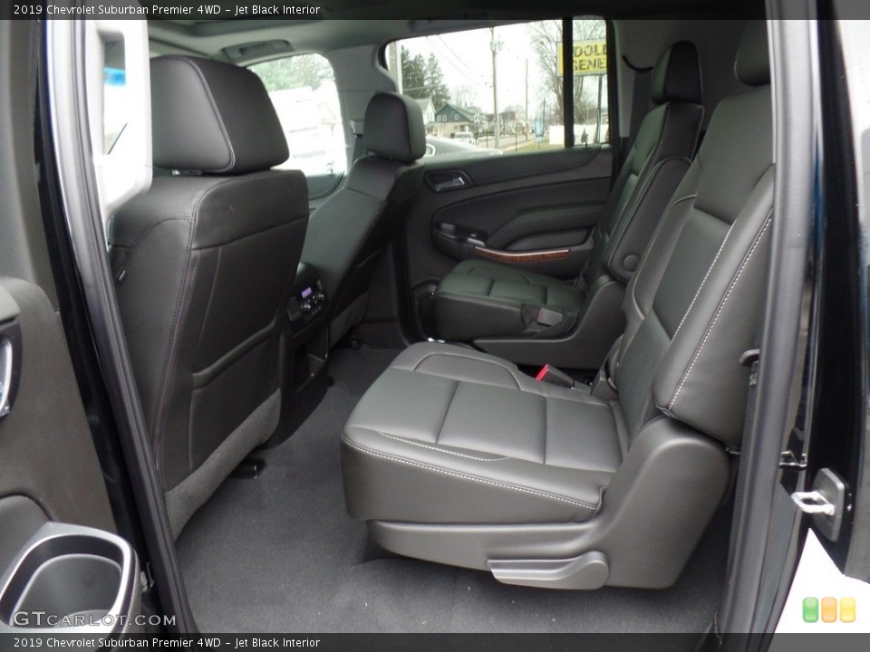 Jet Black Interior Rear Seat for the 2019 Chevrolet Suburban Premier 4WD #130894915