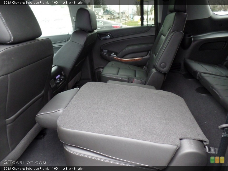 Jet Black Interior Rear Seat for the 2019 Chevrolet Suburban Premier 4WD #130894939