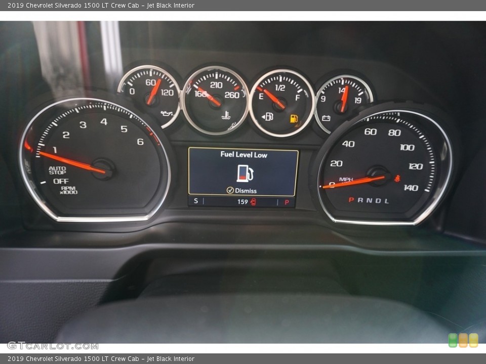 Jet Black Interior Gauges for the 2019 Chevrolet Silverado 1500 LT Crew Cab #130901611
