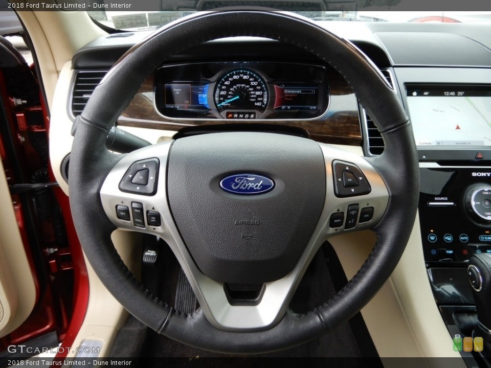 Dune Interior Steering Wheel for the 2018 Ford Taurus Limited #130904203