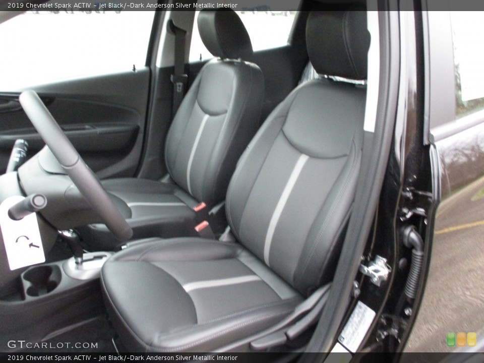Jet Black/­Dark Anderson Silver Metallic Interior Photo for the 2019 Chevrolet Spark ACTIV #130906540