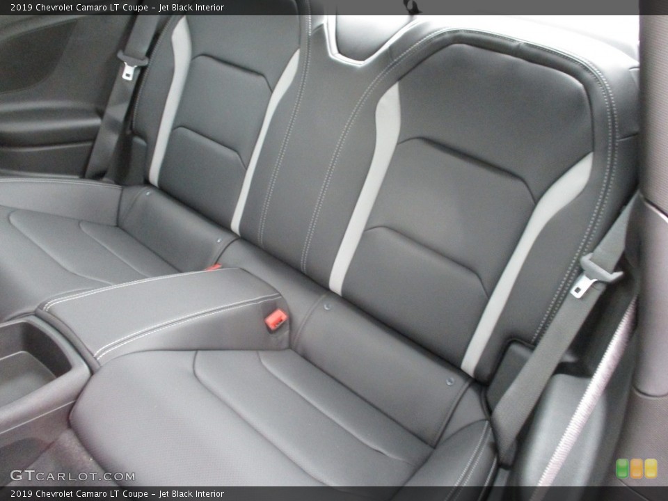 Jet Black Interior Rear Seat for the 2019 Chevrolet Camaro LT Coupe #130906990
