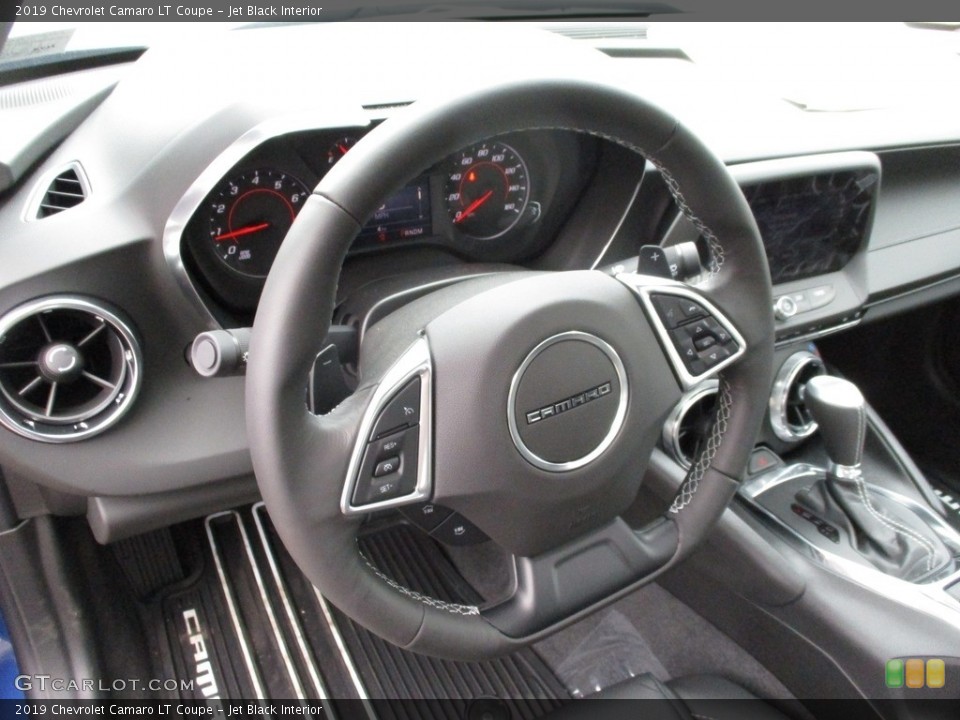 Jet Black Interior Steering Wheel for the 2019 Chevrolet Camaro LT Coupe #130907011