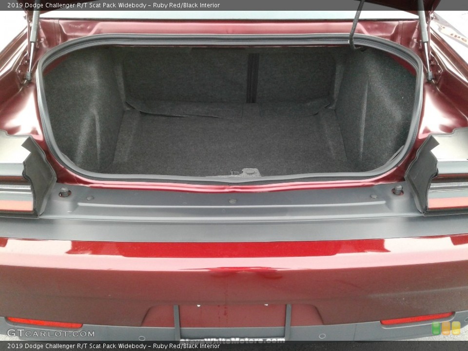 Ruby Red/Black Interior Trunk for the 2019 Dodge Challenger R/T Scat Pack Widebody #130914223