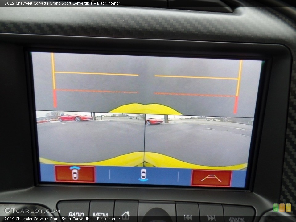 Black Interior Controls for the 2019 Chevrolet Corvette Grand Sport Convertible #130914436