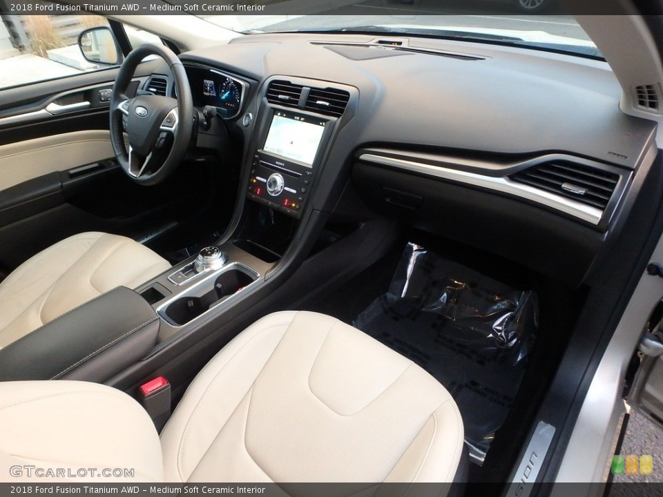Medium Soft Ceramic Interior Dashboard for the 2018 Ford Fusion Titanium AWD #130920115