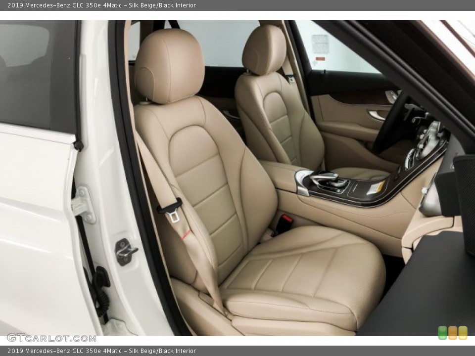 Silk Beige/Black Interior Front Seat for the 2019 Mercedes-Benz GLC 350e 4Matic #130921071