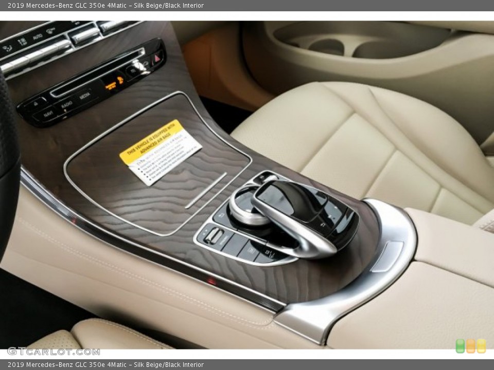Silk Beige/Black Interior Controls for the 2019 Mercedes-Benz GLC 350e 4Matic #130921114