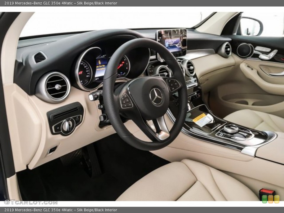 Silk Beige/Black Interior Dashboard for the 2019 Mercedes-Benz GLC 350e 4Matic #130921766
