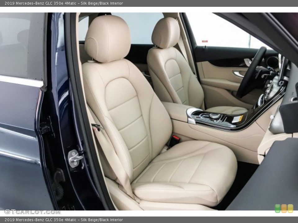 Silk Beige/Black Interior Front Seat for the 2019 Mercedes-Benz GLC 350e 4Matic #130921789