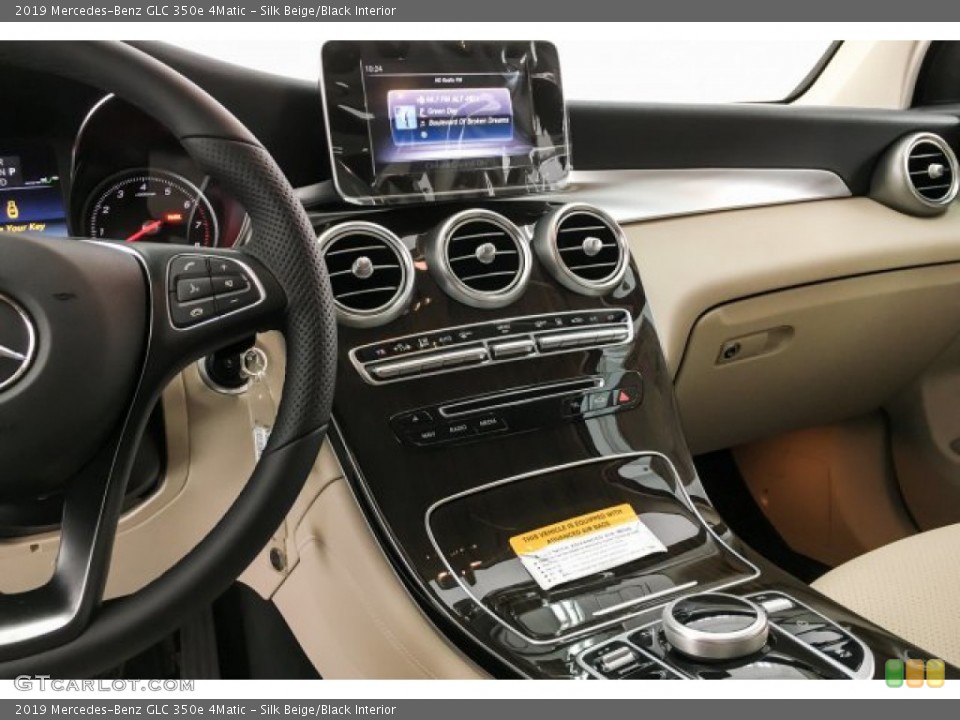 Silk Beige/Black Interior Controls for the 2019 Mercedes-Benz GLC 350e 4Matic #130921804