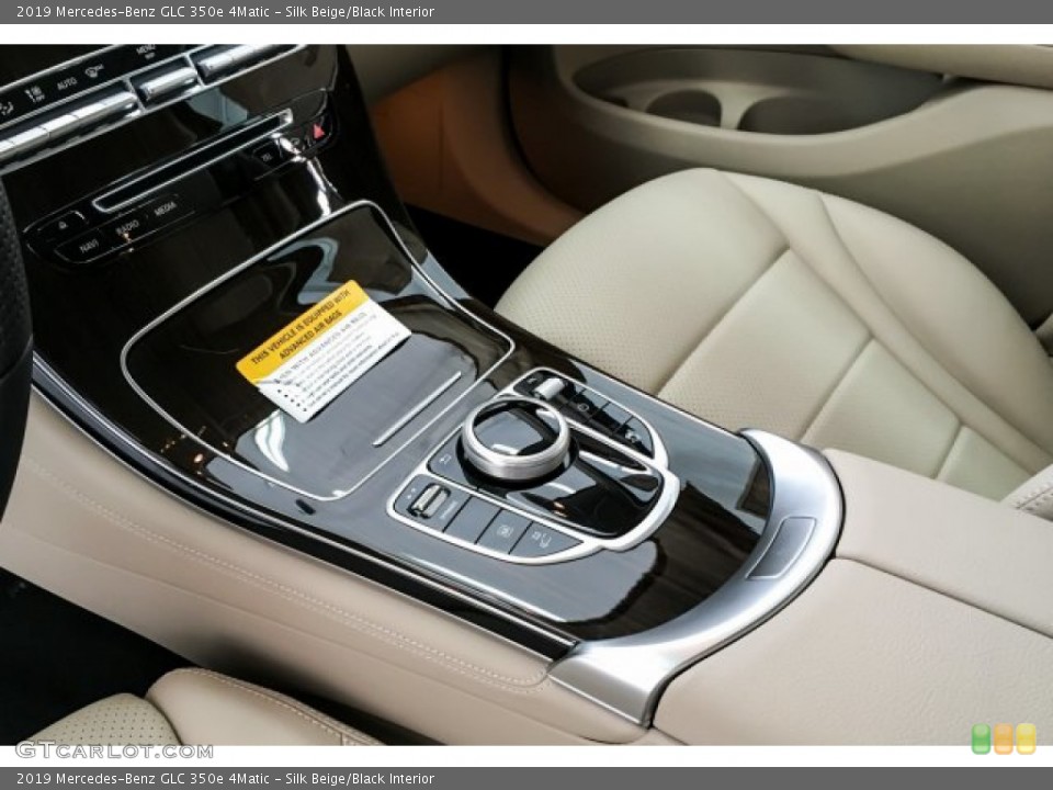 Silk Beige/Black Interior Controls for the 2019 Mercedes-Benz GLC 350e 4Matic #130921819