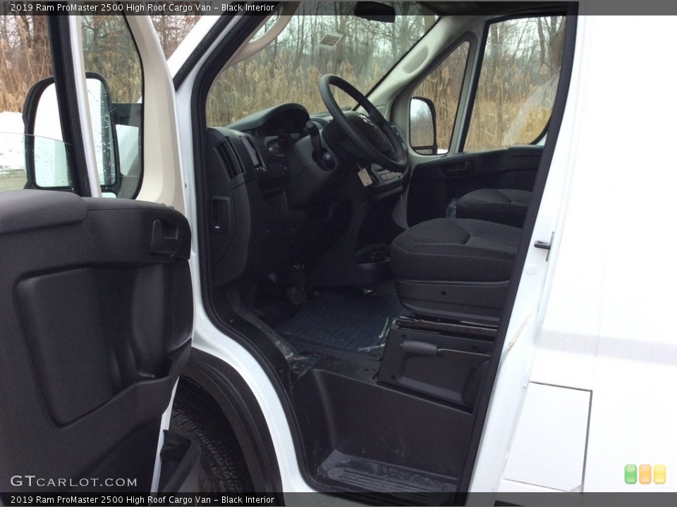 Black Interior Front Seat for the 2019 Ram ProMaster 2500 High Roof Cargo Van #130923784