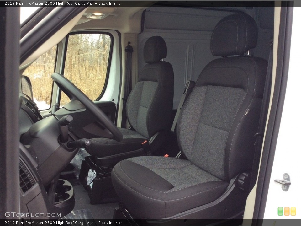 Black Interior Photo for the 2019 Ram ProMaster 2500 High Roof Cargo Van #130923814