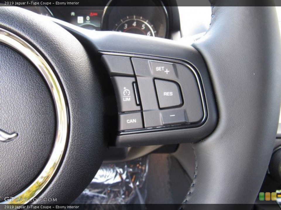Ebony Interior Steering Wheel for the 2019 Jaguar F-Type Coupe #130924531