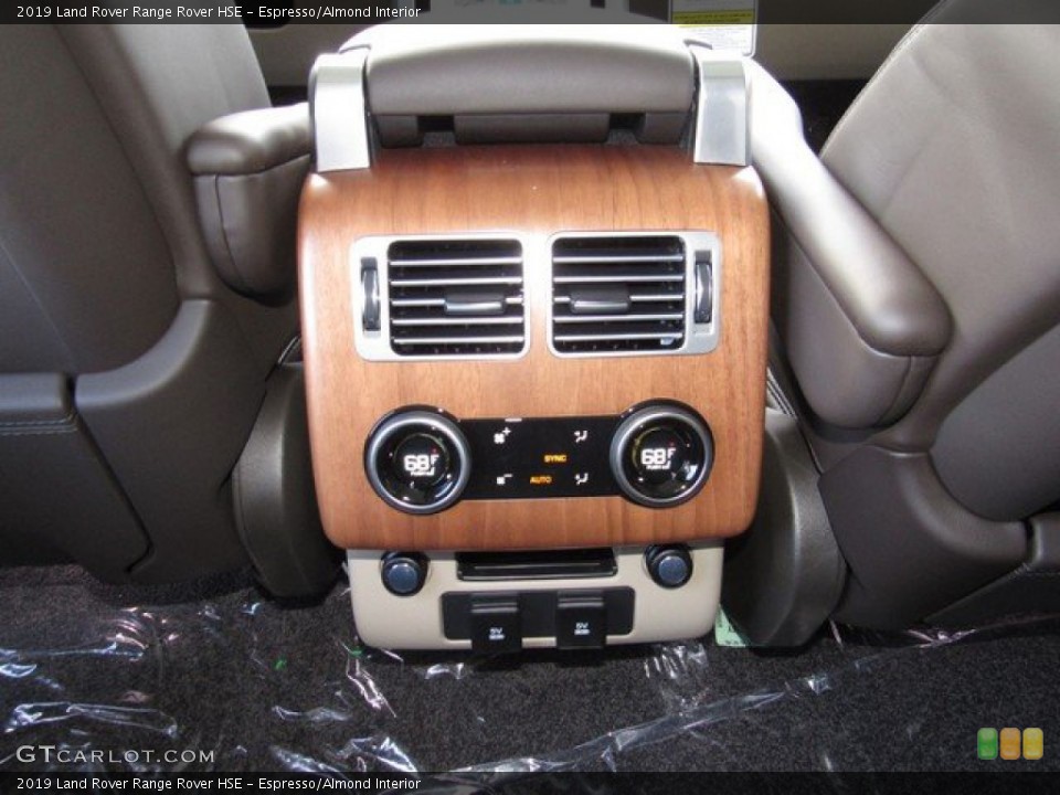 Espresso/Almond Interior Controls for the 2019 Land Rover Range Rover HSE #130925020