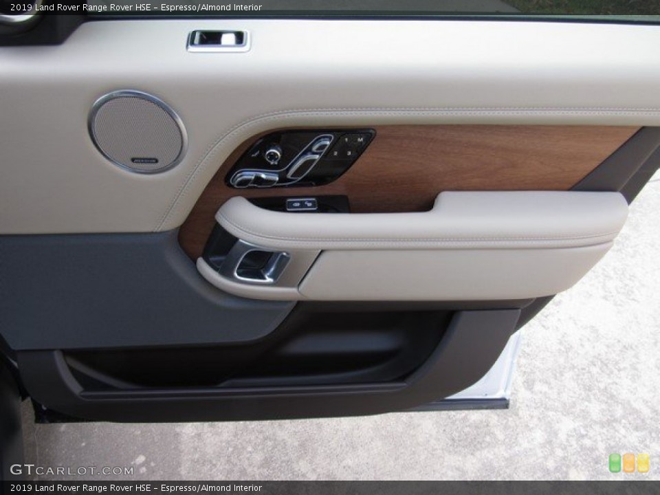 Espresso/Almond Interior Door Panel for the 2019 Land Rover Range Rover HSE #130925101