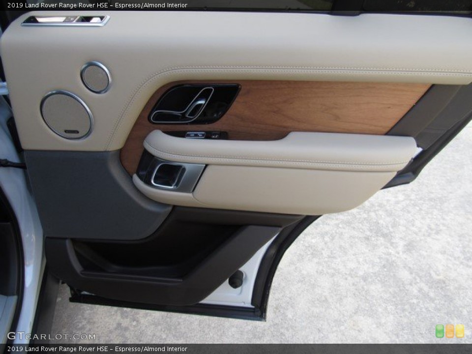 Espresso/Almond Interior Door Panel for the 2019 Land Rover Range Rover HSE #130925146