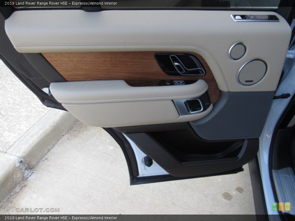 Espresso/Almond Interior Door Panel for the 2019 Land Rover Range Rover HSE #130925206