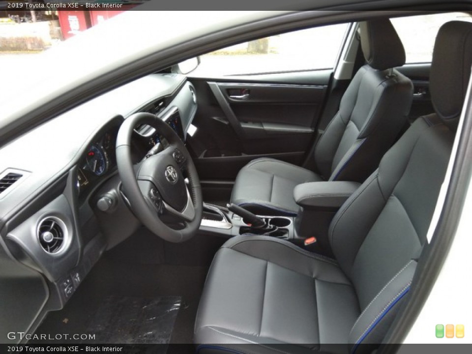 Black Interior Front Seat for the 2019 Toyota Corolla XSE #130930849