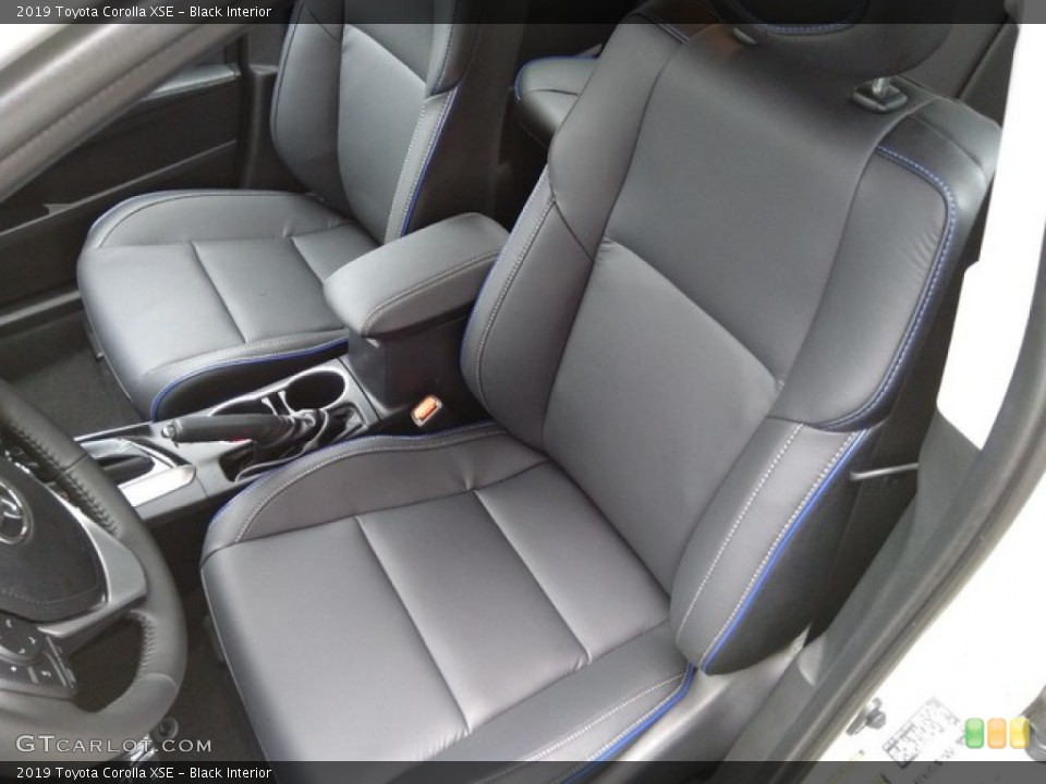 Black Interior Front Seat for the 2019 Toyota Corolla XSE #130930864