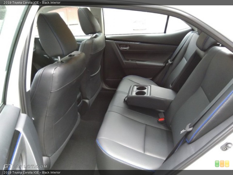 Black Interior Rear Seat for the 2019 Toyota Corolla XSE #130930897