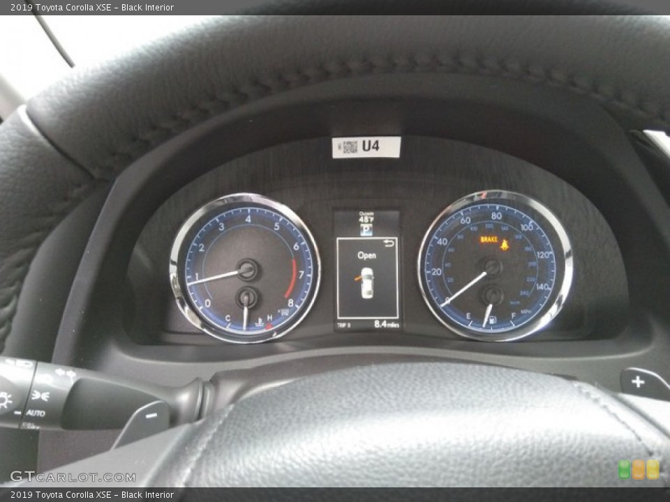Black Interior Gauges for the 2019 Toyota Corolla XSE #130930968