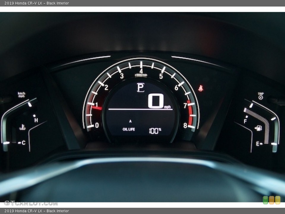 Black Interior Gauges for the 2019 Honda CR-V LX #130931464