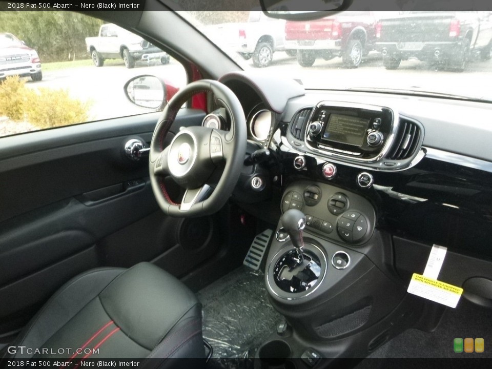 Nero (Black) Interior Dashboard for the 2018 Fiat 500 Abarth #130943128