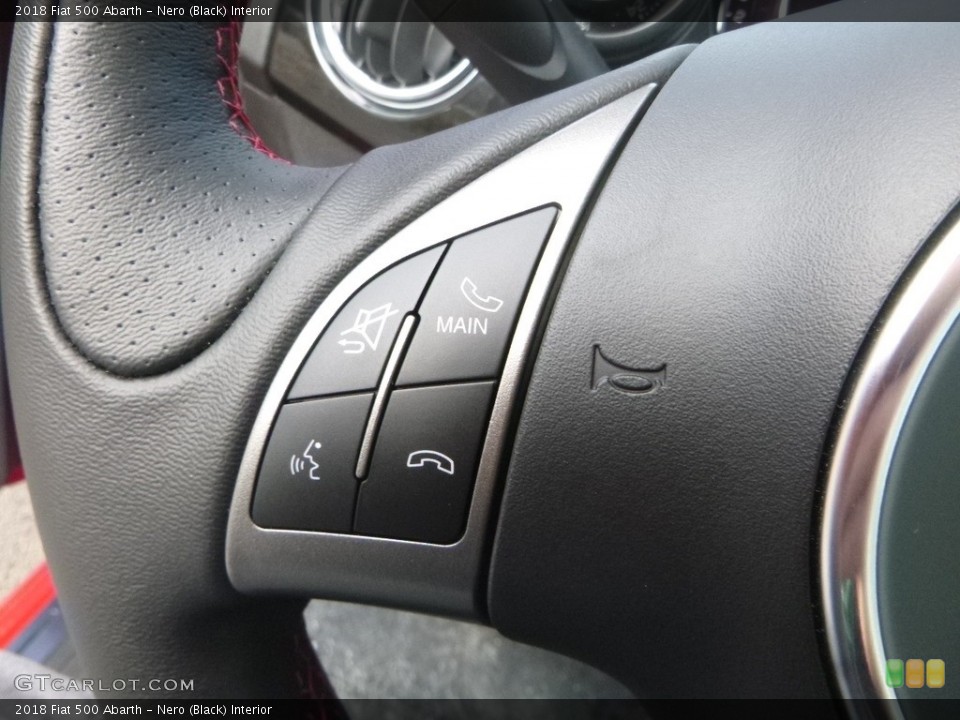 Nero (Black) Interior Steering Wheel for the 2018 Fiat 500 Abarth #130943329