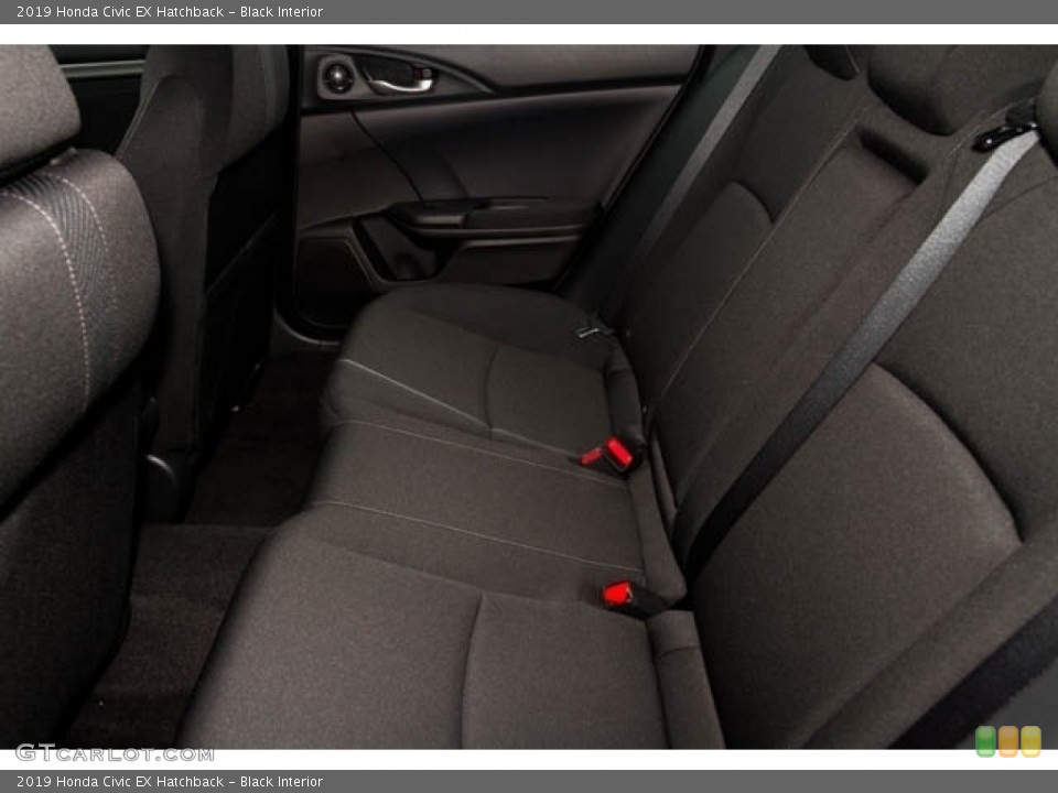 Black Interior Rear Seat for the 2019 Honda Civic EX Hatchback #130946272