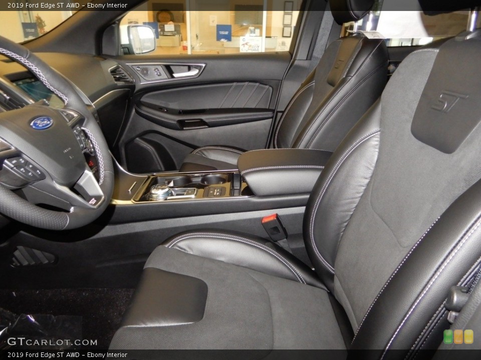 Ebony Interior Front Seat for the 2019 Ford Edge ST AWD #130957329