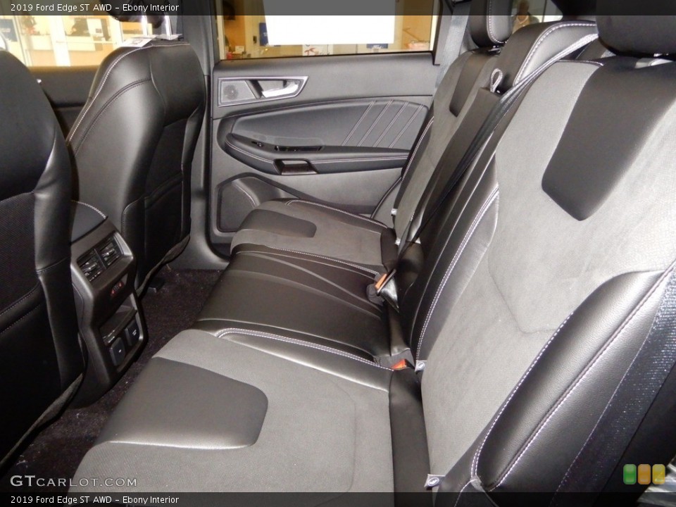 Ebony Interior Rear Seat for the 2019 Ford Edge ST AWD #130957356