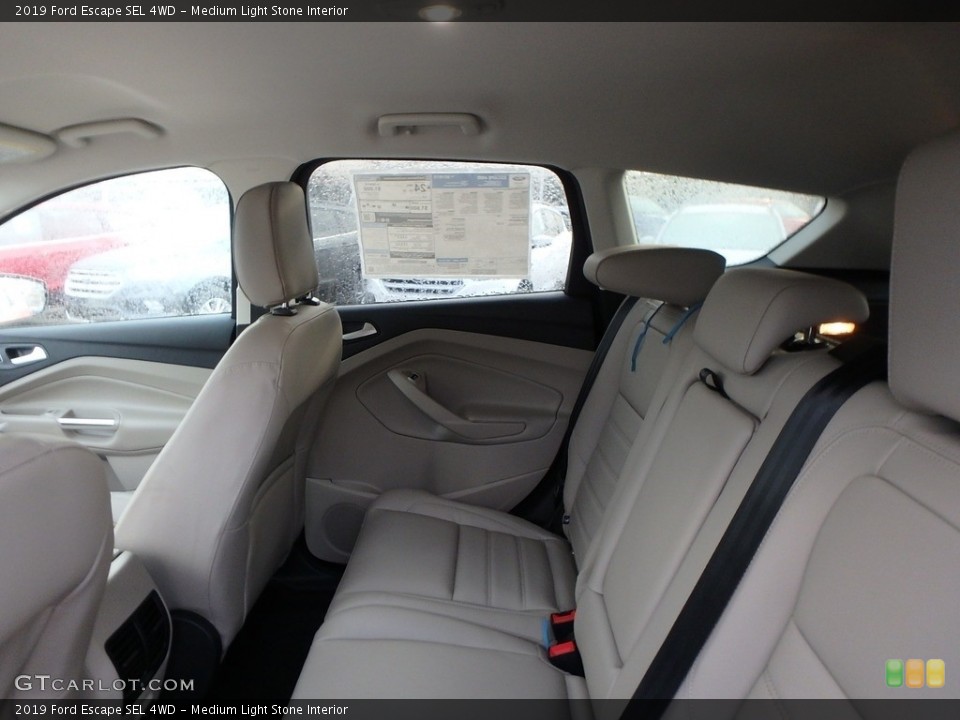 Medium Light Stone Interior Rear Seat for the 2019 Ford Escape SEL 4WD #130957830