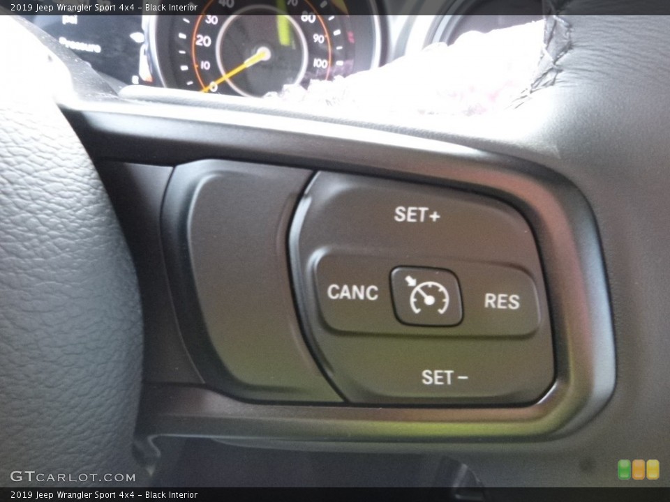 Black Interior Steering Wheel for the 2019 Jeep Wrangler Sport 4x4 #130961889
