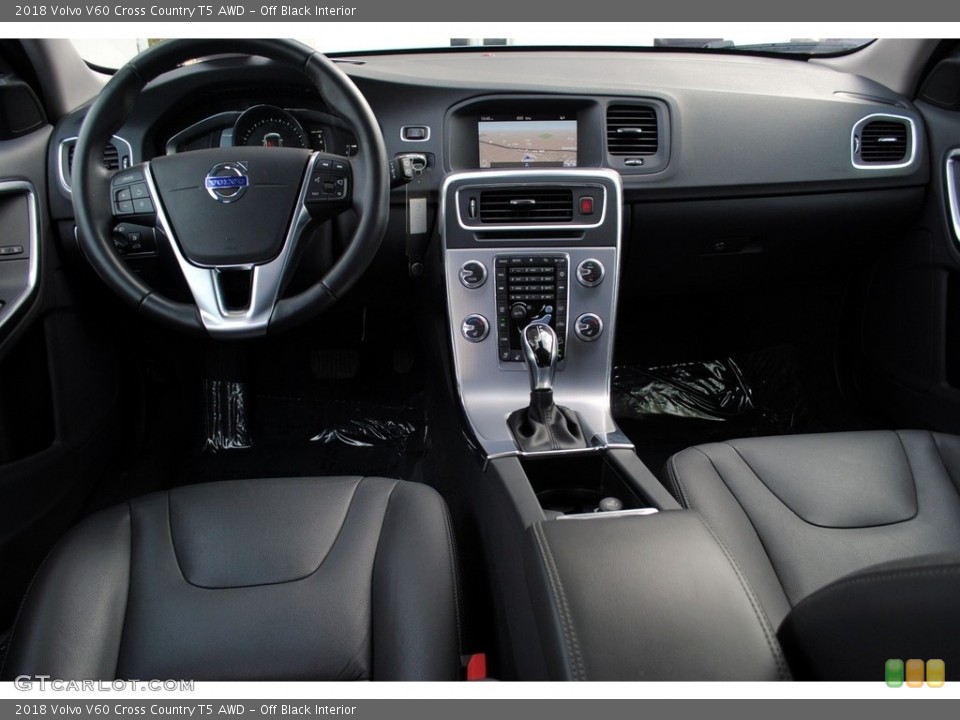 Off Black Interior Dashboard for the 2018 Volvo V60 Cross Country T5 AWD #130970372