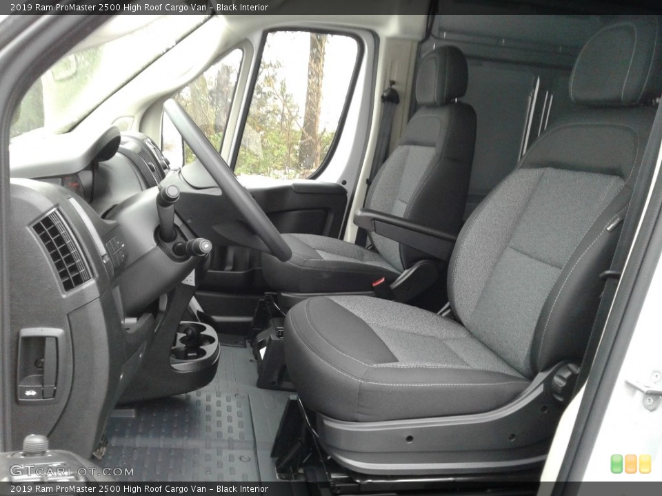 Black Interior Photo for the 2019 Ram ProMaster 2500 High Roof Cargo Van #130972317