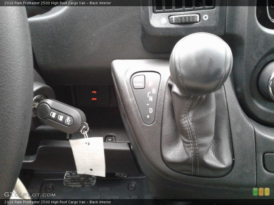 Black Interior Transmission for the 2019 Ram ProMaster 2500 High Roof Cargo Van #130972413