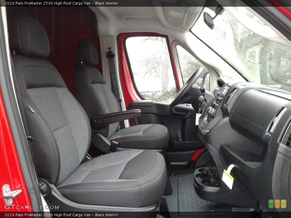Black Interior Front Seat for the 2019 Ram ProMaster 2500 High Roof Cargo Van #130972578
