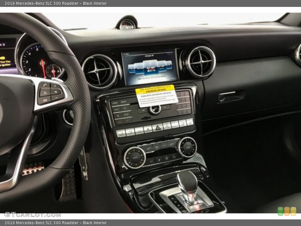 Black Interior Controls for the 2019 Mercedes-Benz SLC 300 Roadster #130977913