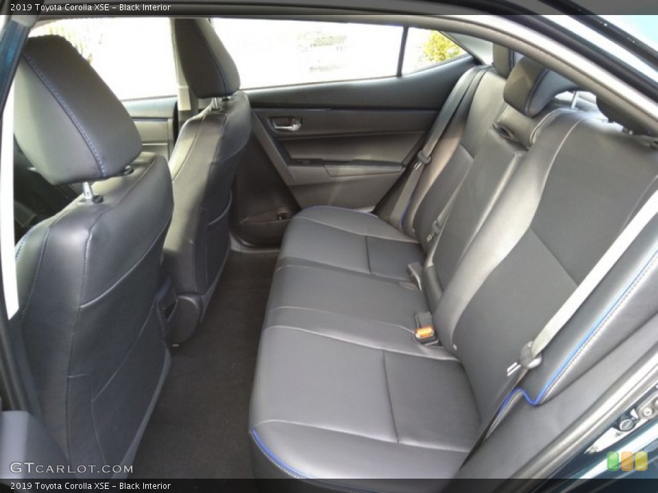 Black Interior Rear Seat for the 2019 Toyota Corolla XSE #130989501