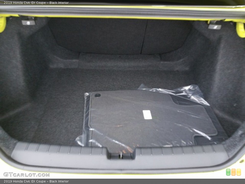 Black Interior Trunk for the 2019 Honda Civic EX Coupe #130991302
