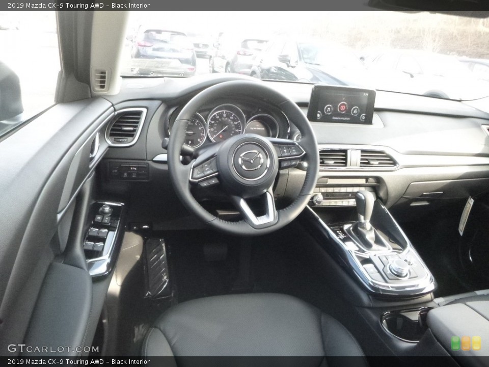 Black Interior Front Seat for the 2019 Mazda CX-9 Touring AWD #130991396