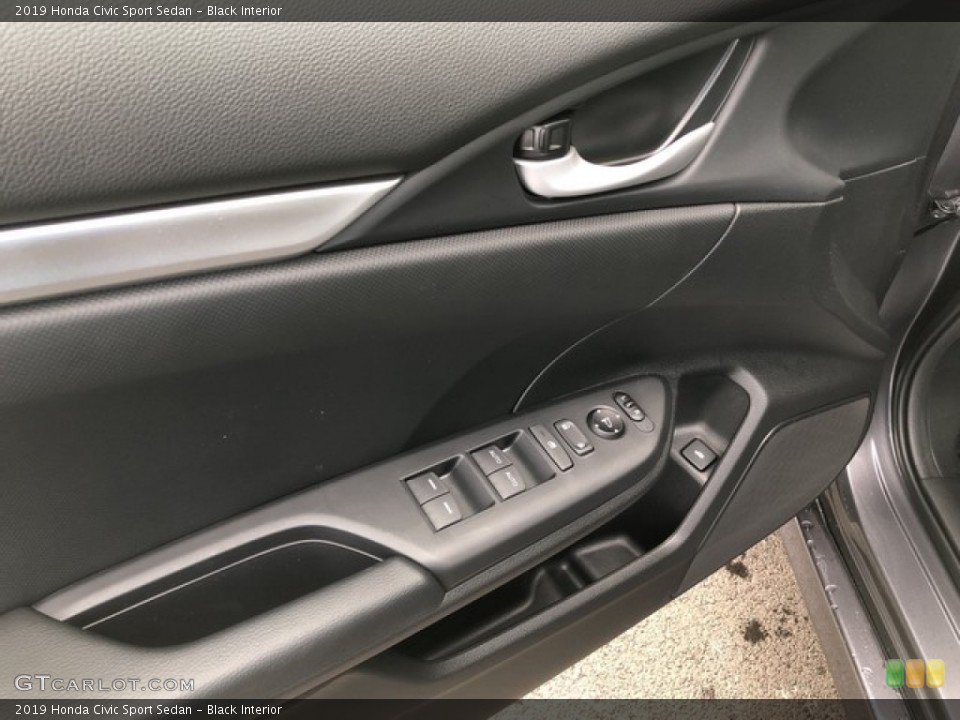 Black Interior Door Panel for the 2019 Honda Civic Sport Sedan #130993178