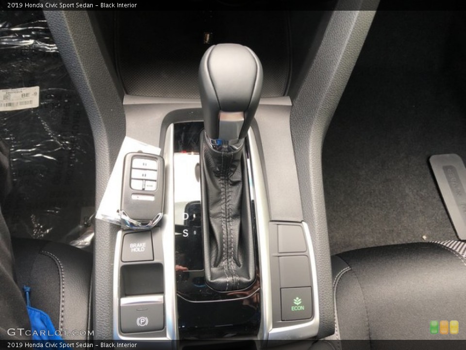 Black Interior Transmission for the 2019 Honda Civic Sport Sedan #130993388