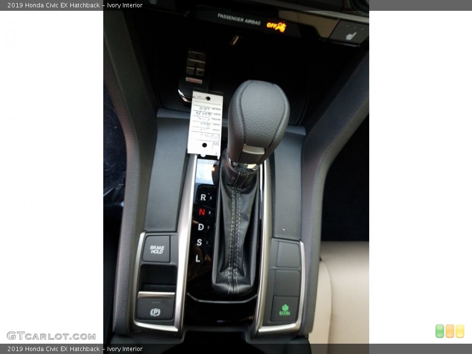 Ivory Interior Transmission for the 2019 Honda Civic EX Hatchback #130994786